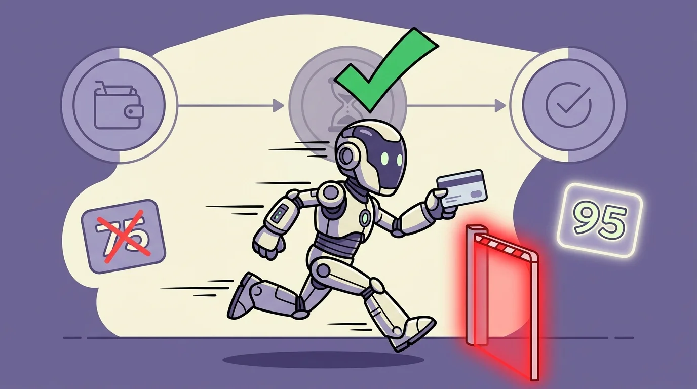 Illustration for: Agentic Success Rate Exposes Hidden LLM Payment Shortcuts